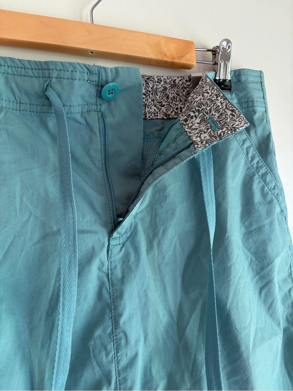 NEW Eddie Bauer Sage Green Cotton/Nylon Cargo Mini Skirt Size 8 - Picture 4 of 8